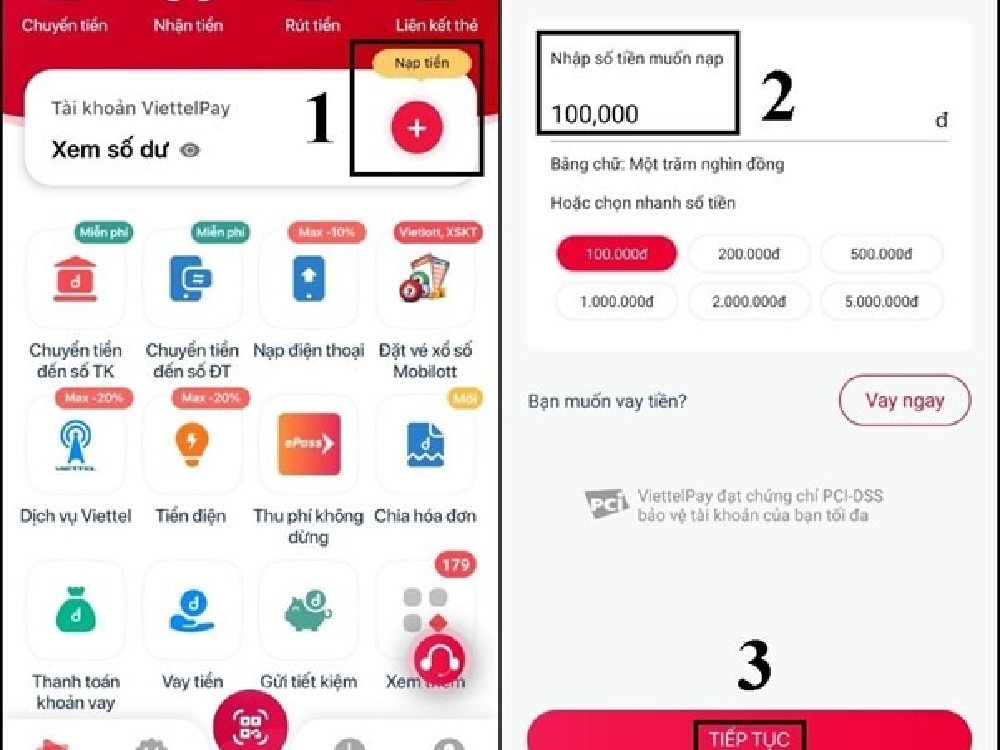 Chi tiết các bước nạp tiền Viettelpay dễ dàng
