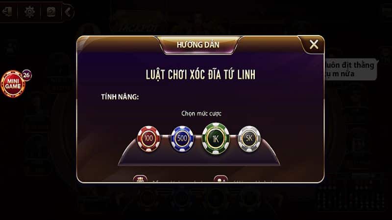 luật chơi xóc đĩa