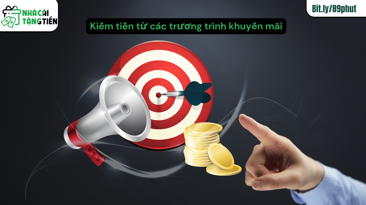 Hình ảnh kiếm tiền từ các trương trình khuyến mãi